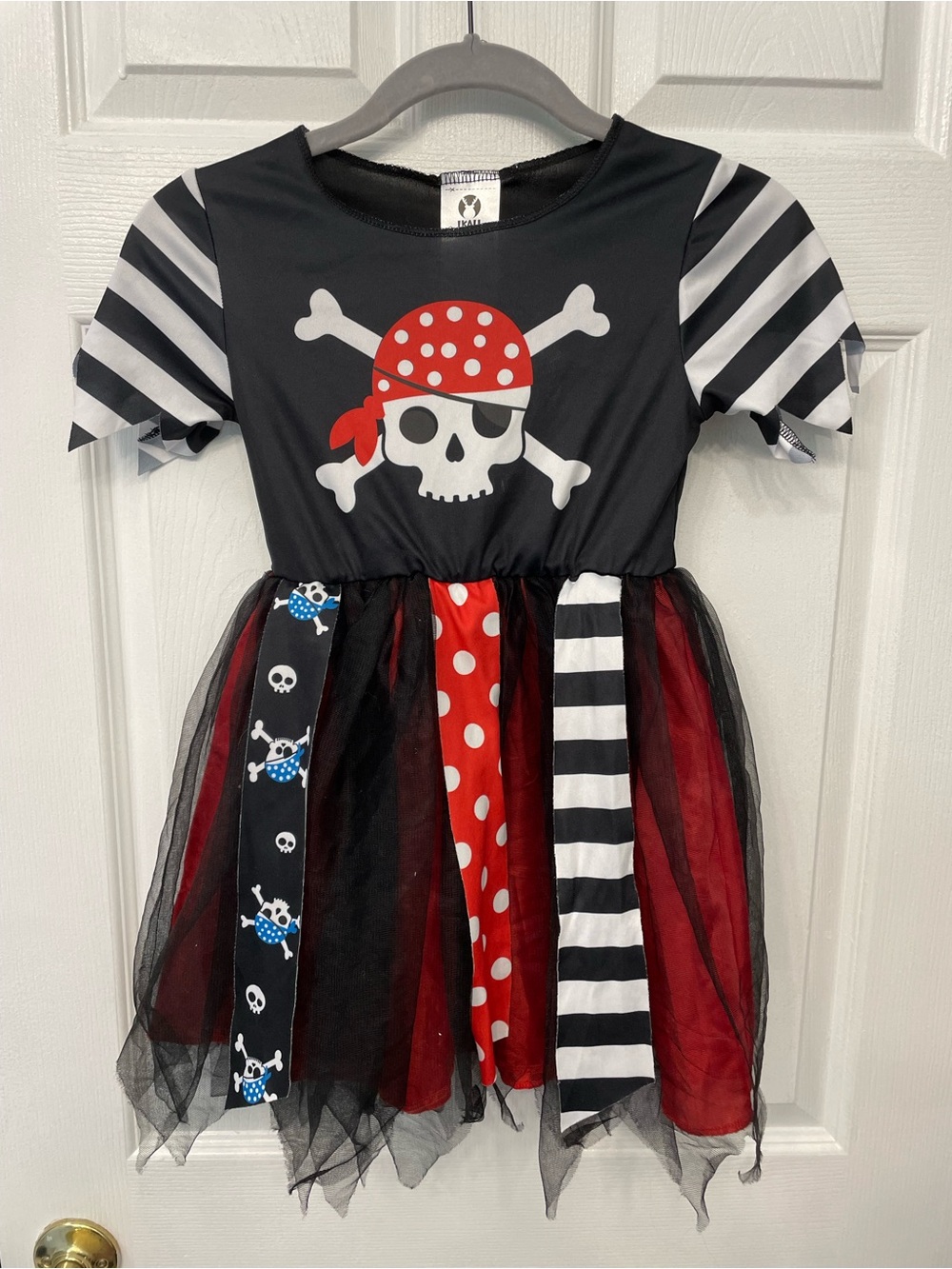 Pirate Dress Costume Skull Tutu